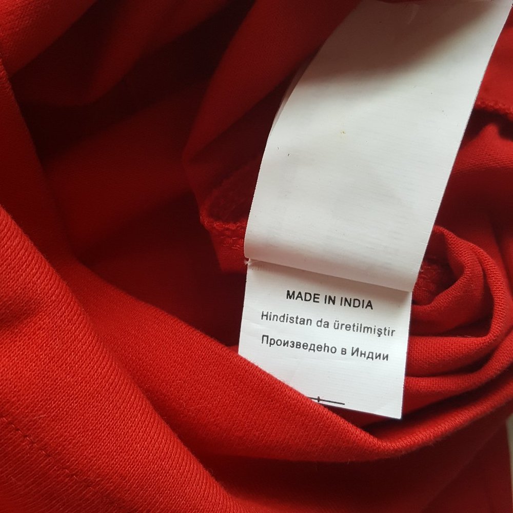 COLIN'S Beautiful Geisha Girl Jersey Midi Skirt, red - Picture 15 of 16